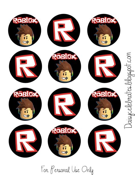Roblox Cupcake Toppers Printable Free